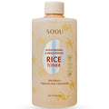 SOQU Moisturizing and Brightening Rice Toner - Enriched with Rice Extract, Niacinamide, and Hyaluronic Acid - 500ml / 16.9fl oz - Made in Korea