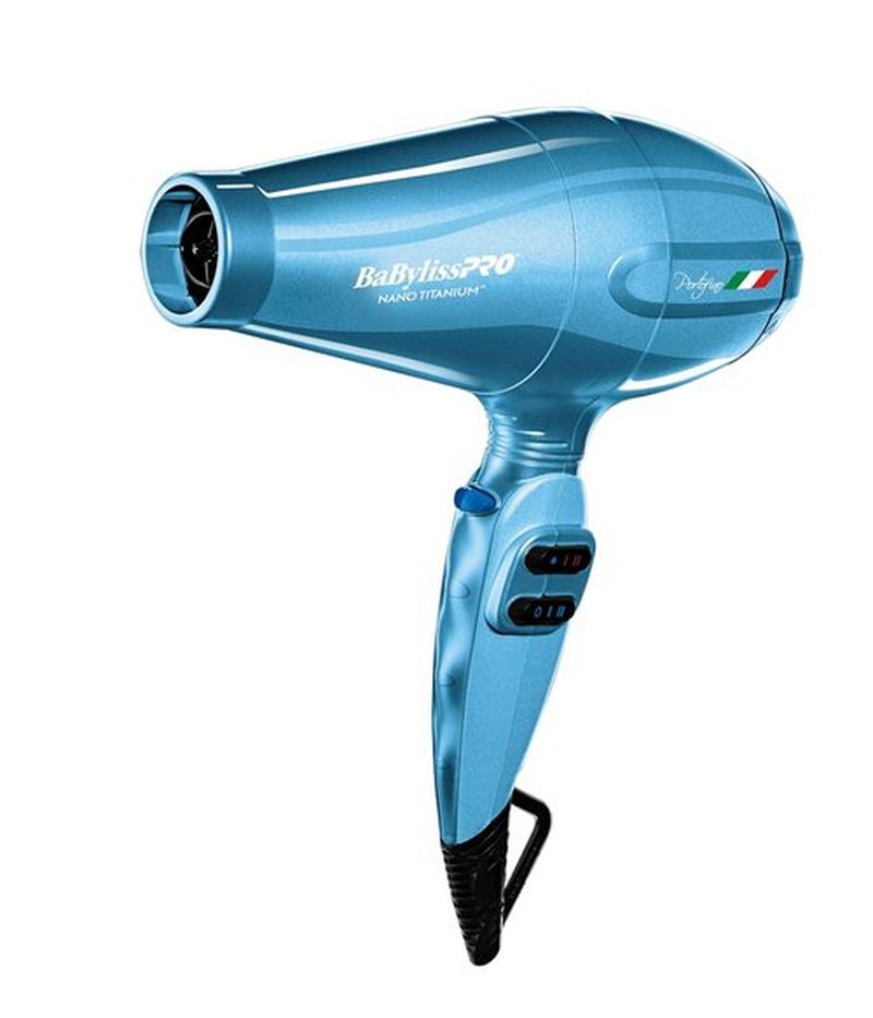 BaBylissPRO Nano Titanium Hair Dryer - Professional 2000 Watt Italian Portofino Blow Dryer