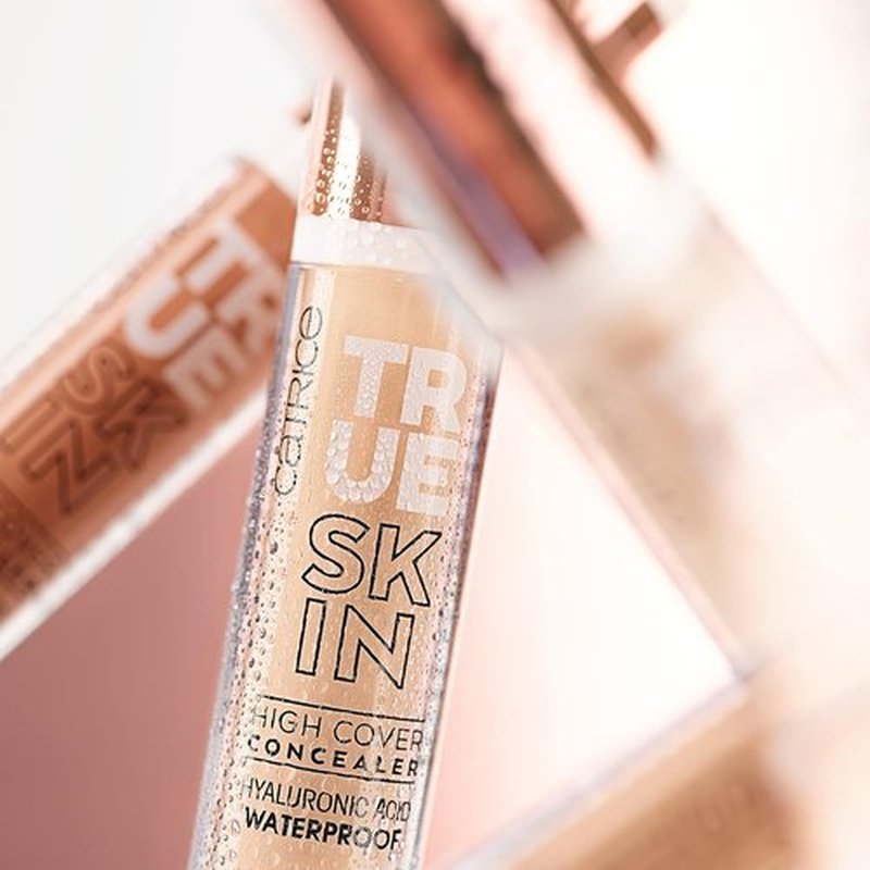 Catrice True Skin High Cover Concealer - Waterproof, Lightweight Formula | 001 Neutral Swan | Lasts Up to 18 Hours
