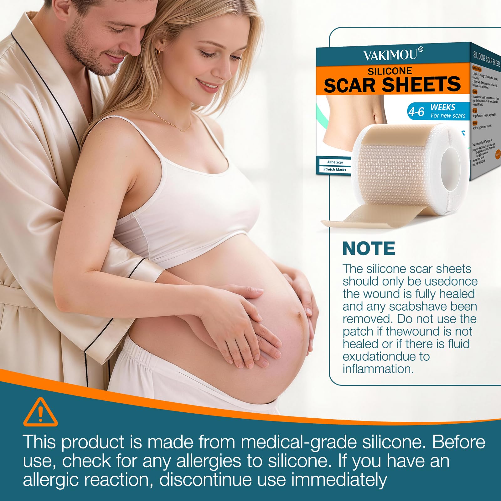 Silicone Scar Sheets,Silicone Scar Tape, Professional Scar Removal, Silicone Scar strips for Surgical scars tape, C-Section,Tummy Tuck (1.6x11859''Roll-3.0M) Keloid bump removal