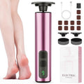 Haroopet Electric Foot Callus Remover, 2in1 Rechargeable Foot File Callus Remover for Feet, 9 Speeds Foot Scrubber Dead Skin Pedicure Tools for Feet Heel Scraper for Cracked Heels with Sandpaper Discs