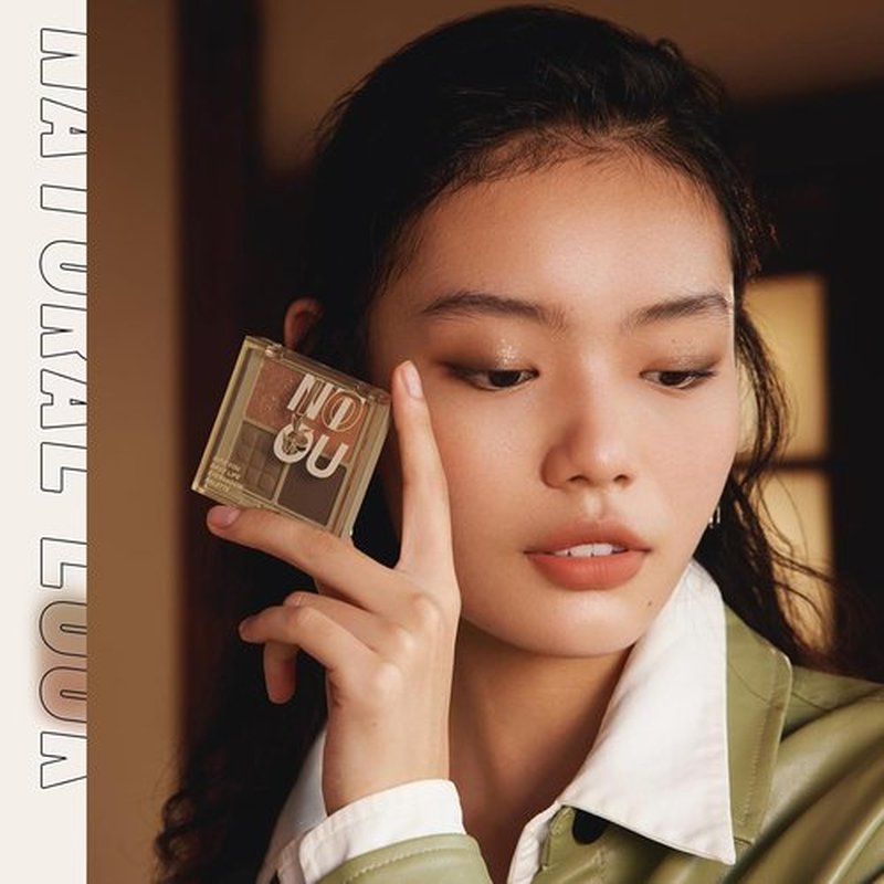 INTO YOU Nude Eyeshadow Palette - 4 Colors with Matte, Shimmer & Glitter Finishes | Long-Lasting Warm Neutrals