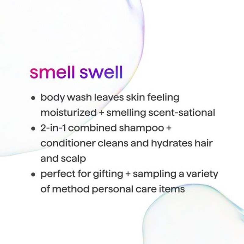 Method 2-in-1 Shampoo and Conditioner (18oz) and Body Wash (18oz) Gift Set, Sea + Surf
