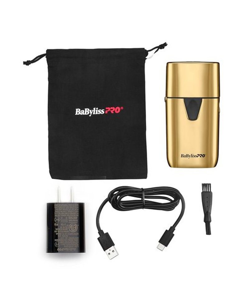 BaBylissPRO UVFoil Shaver - UV-Disinfecting Metal Design for Precision Grooming