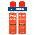 Mando 72 Hour Sweat & Odor Control Spray for Men - Invisible Antiperspirant Deodorant - 2-Pack Clover Woods