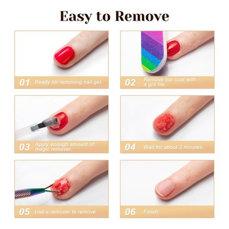 ROSALIND 2 Pack（15ML) Gel Nail Polish Remover, Professional Gel Polish Remover for Nails,No Need for Foil, Quick & Easy Polish Remover In 2-5 Minutes, No Need Soaking Or Wrapping