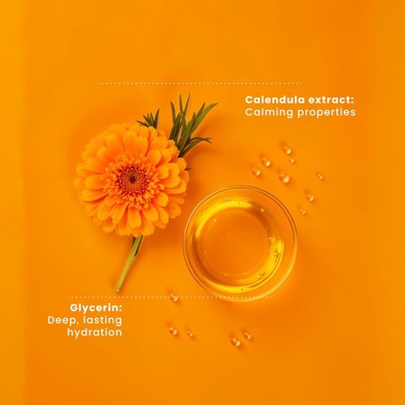 Pili Calendula Repair Cream for Dry & Sensitive Skin Barrier Support Moisturizer for Face, Hands & Body Non-Greasy, Unscented. Multipurpose Daily Use. 15 oz