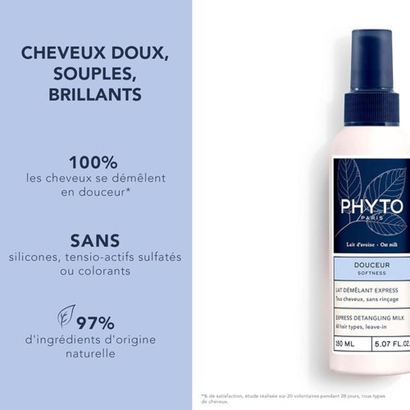 PHYTO Softness Detangling Milk - Nourishing Formula for Smooth, Manageable Hair