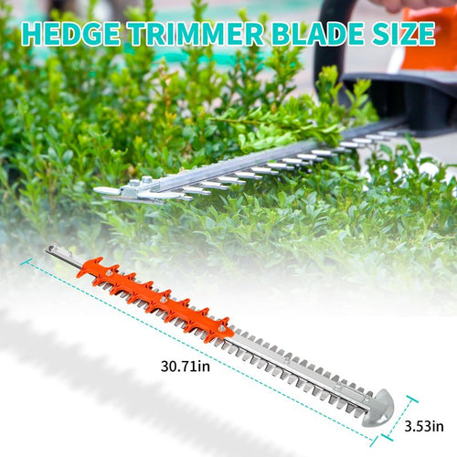 24" Hedge Trimmer Blade Set 4237 710 6051, Compatible with S tihl HS81 HS82 HS86 HS87 HSA94, Set of 4 Blades