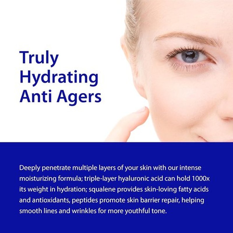 Dr. Denese SkinScience Firming Eye Cream - Collagen & Hyaluronic Acid for Smoother Under Eyes | 0.5oz