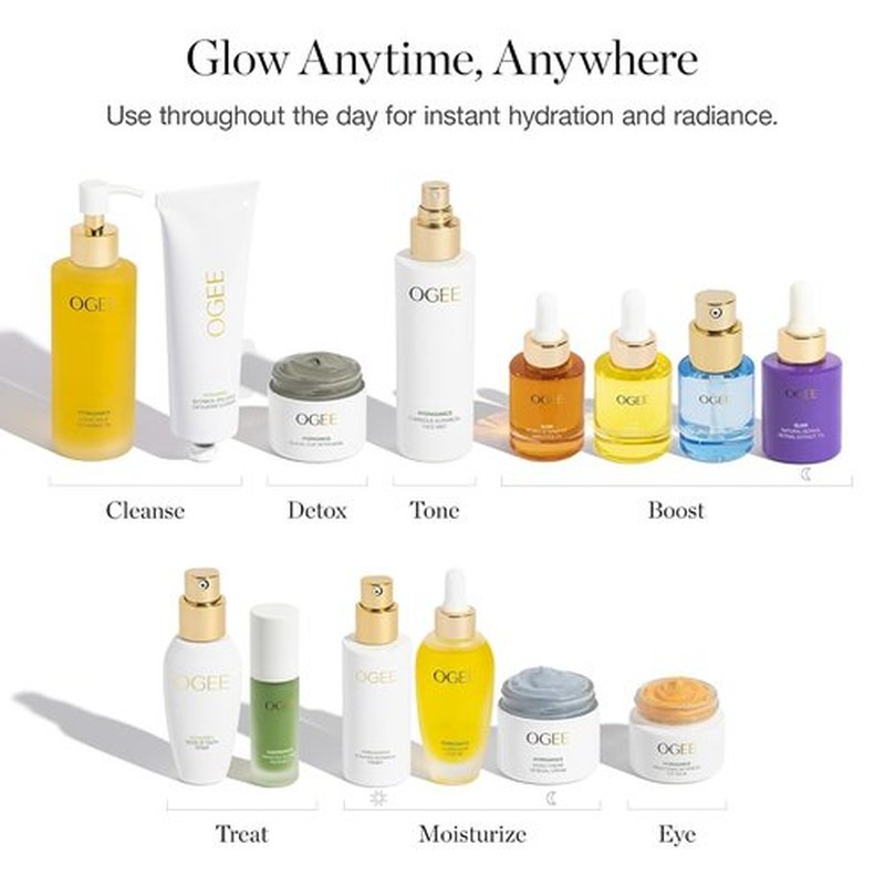 Ogee Rose Botanical Face Mist - Hydrating Organic Vegan Facial Spray, 90ml for Glowing Skin