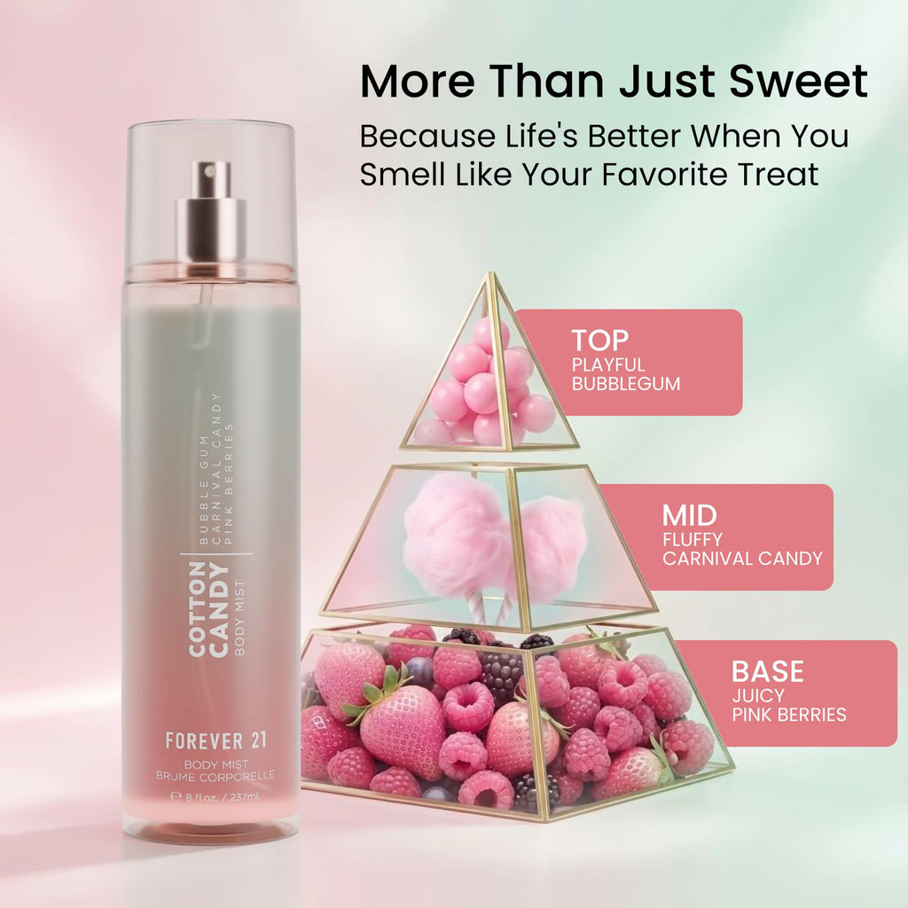 Forever 21 Cotton Candy Body Mist, 8 fl. oz.