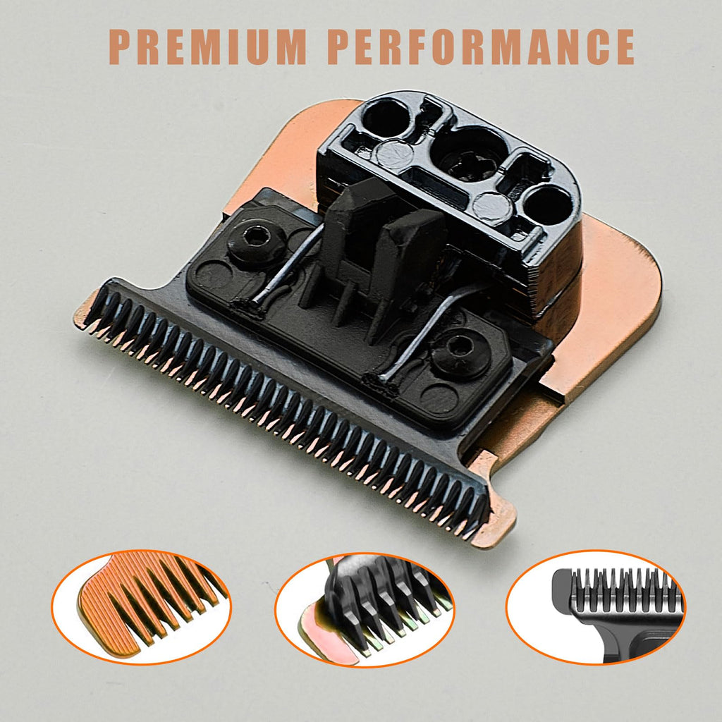 1Pack Replacement Blades Compatible With BaBylissPRO Barberology FX787 Series, FX787 Replacement Blade for Outlining Hair Trimmers, rose-gold