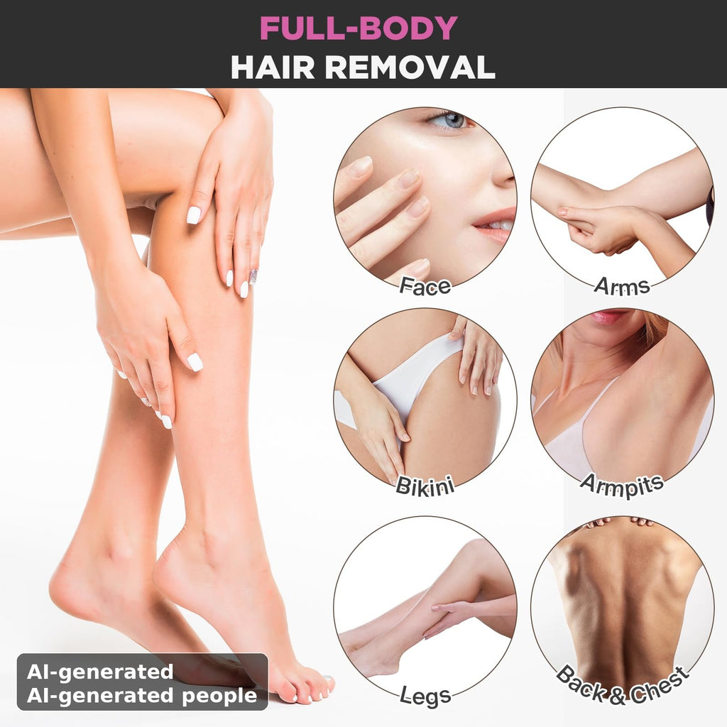 Makupala 5LB Hard Wax Beads for Hair Removal, Professional Bulk Brazilian Wax for Sensitive Skin, Stripless Creamy Wax with Rose Scent for Bikini, Face, Underarm & Full Body, Salon & Home Use