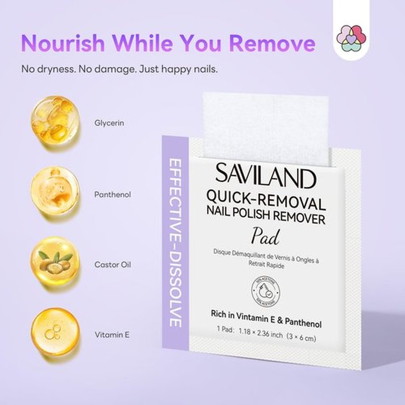 SAVILAND Advanced Gel Nail Polish Remover Pads: 250Pcs Gel Nail Polish Remover For Nails Quick Removal Travel-Friendly Soak Off Larger Wipes More Quantity For Salon Nail Supplies