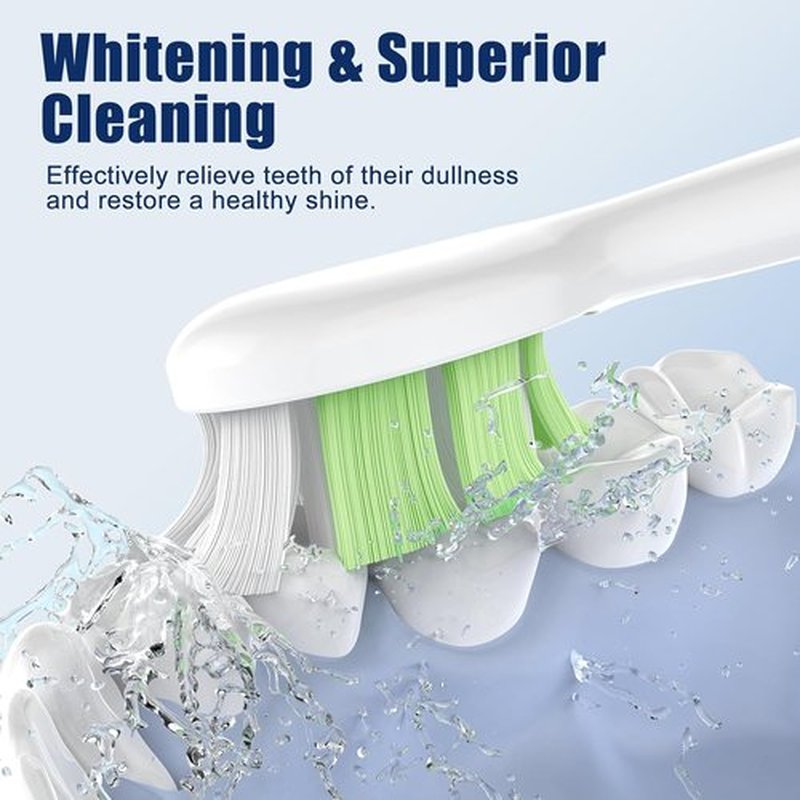 Philips Sonicare BrightDeal Replacement Toothbrush Heads - Compatible with DiamondClean & FlexCare | 8 Pack