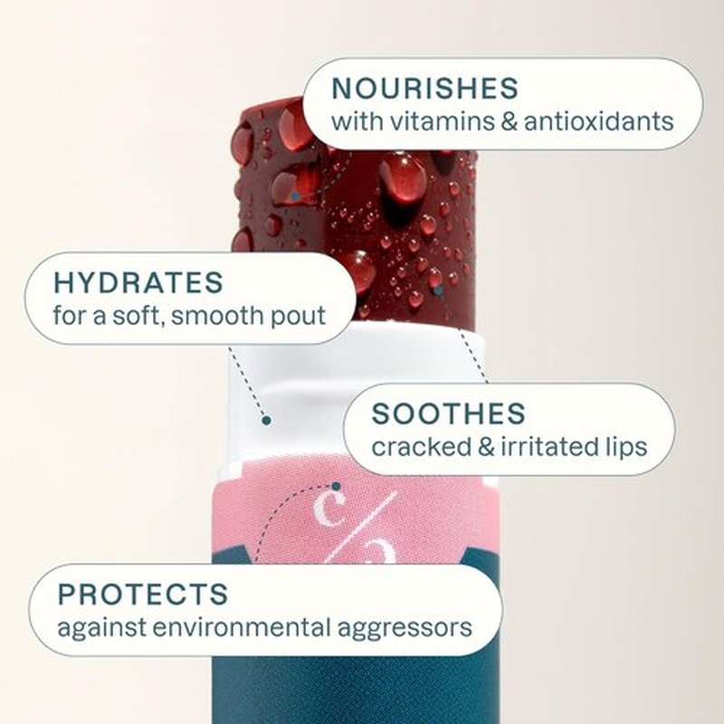 Cliganic Tinted Lip Balm Set | Hydrating & Vitamin E Enriched | 4 Colors | Perfect Stocking Stuffer Gift