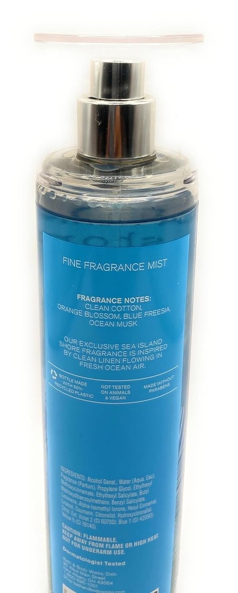 Bath and Body Works Sea Island Shore Fine Fragrance Mist - Refreshing 8 Fl Oz Spray for All-Day Scent