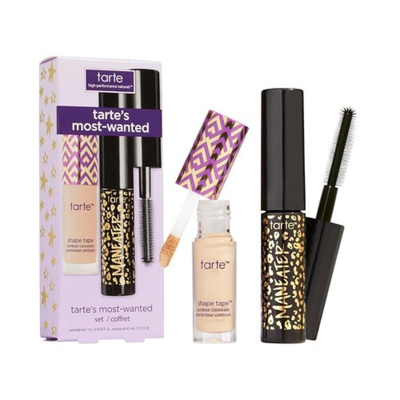 Tarte Most-Wanted Shape Tape Concealer & Mascara Duo - Full-Coverage for Dark Circles & Fine Lines, Longwear, Cruelty-Free