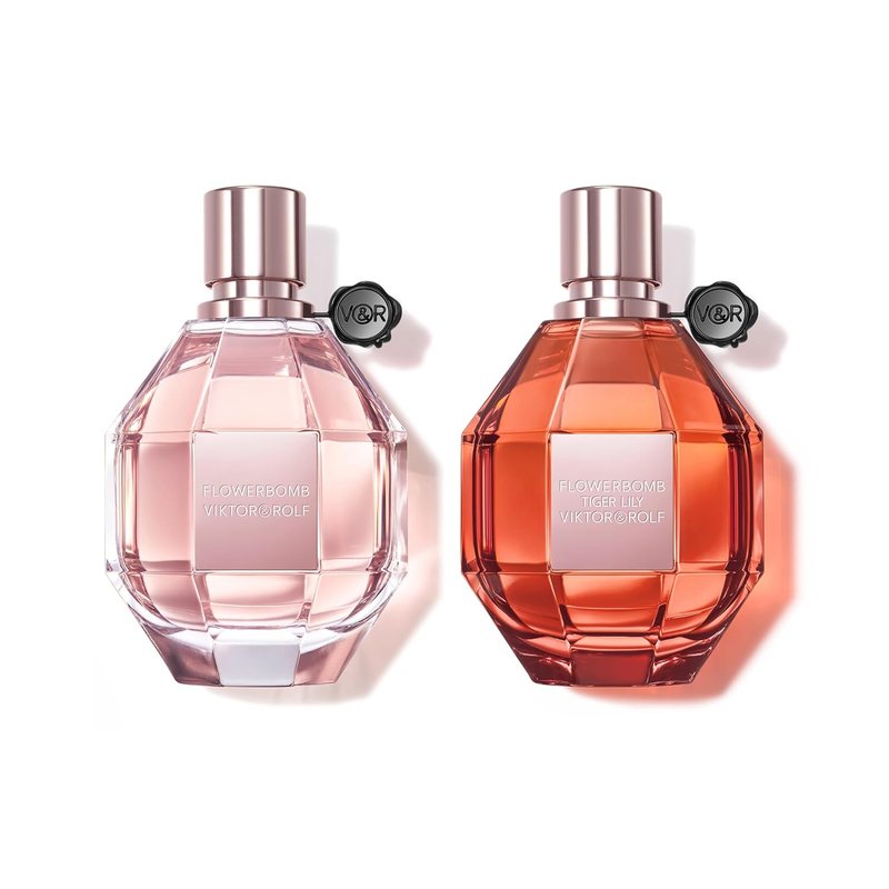 Viktor&Rolf - Flowerbomb & Tigerlily Eau de Parfum Bundle - Women's Fragrance Set | Full Size, 3.4 Fl Oz Each