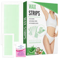 Wax Strips for Hair Removal Ready to Use At Home Kit Bikini Waxing Strips with Large and Small Strip Body Bikini Legs Underarm Women Full Face 120 Count 2 Sizeswith 8 Oil Wipes Hair Removal Wax Strip