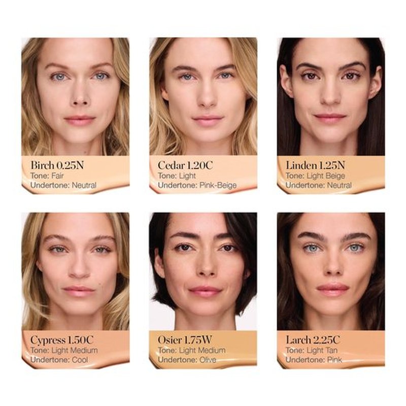 Ogee Complexion Perfecting Under Eye Concealer - Certified Organic Full Coverage Concealer - Buildable Coverage - BIRCH 0.25N - Fair (Neutral Undertones)