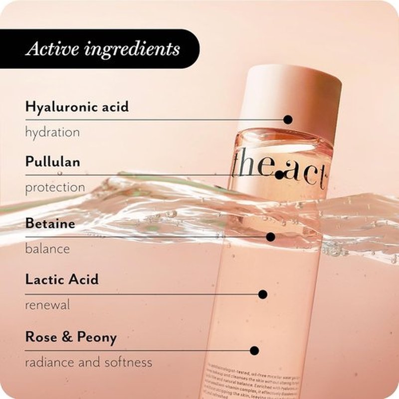 Act Micellar Water Makeup Remover - Gentle, Hydrating, Alcohol-Free Formula for Sensitive Skin | 8.45 fl oz