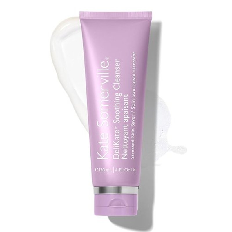 Kate Somerville DeliKate Soothing Cleanser - Hydrating Face Wash for Sensitive Skin, 4 Fl Oz | Relieves Redness & Irritation
