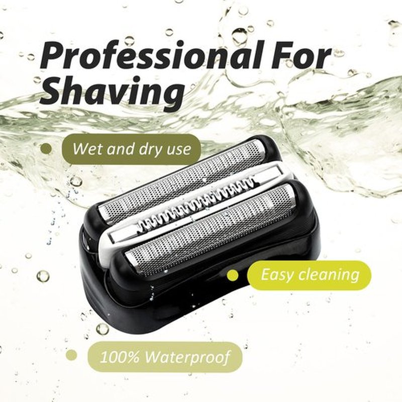 Skiennix Electric Shaver Replacement Heads - Compatible with S3 Foil & Cutter Razor | 2-Pack