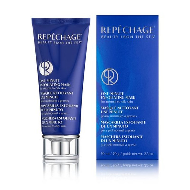 Repechage One-Minute Exfoliating Face Mask - Gentle Exfoliant for Normal to Oily Skin - 2.5 oz