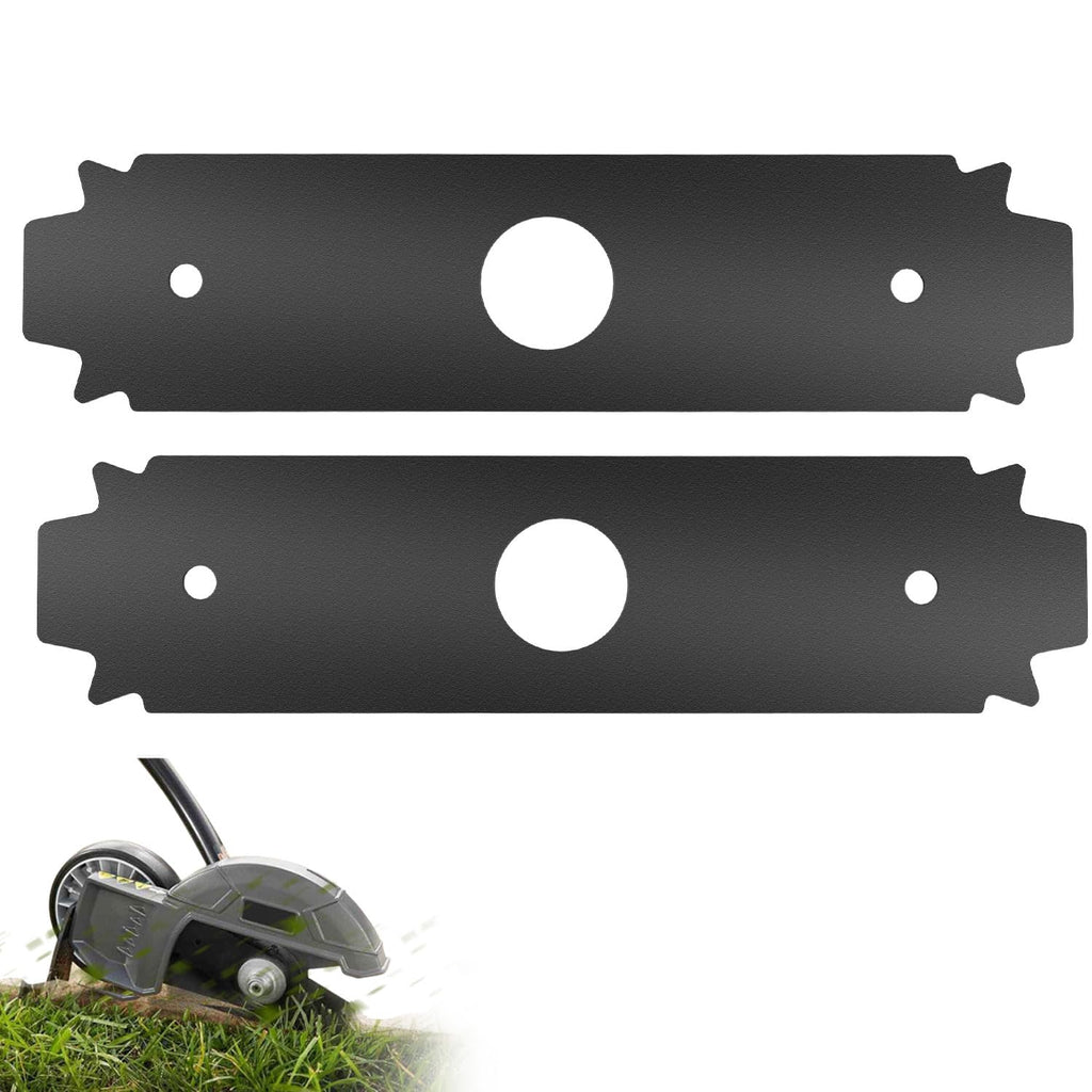 LIZEWEI 2-Pack AC04215 8" Reversible Heavy Duty Hardened Steel Edger Blade Expand-It - Compatible with Ryobi UT50500, UT15518, RY15518, RYEDG11, P2310 and P2300B Heavy Duty Edger (818-928)