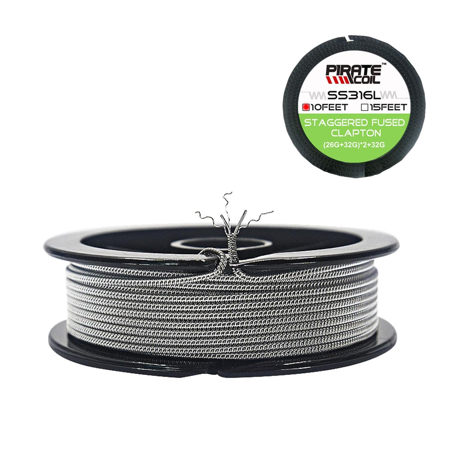 AiTURE Stainless Steel Clapton SS316L Wire for Cutting Foam Hot Heating Handmade Household Resistence Wiring Use