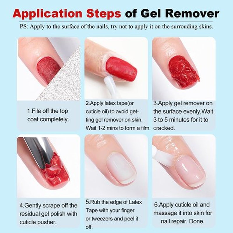 LOUINSTIC Gel Nail Remover & Cuticle Oil Kit – 30 ml Remover & Nourishing Oil, Gently Removes Gel Polish in 2–5 Minutes, Low Odor, No Soak or Foil Needed, Nourishes Natural Nails for At-Home DIY Care
