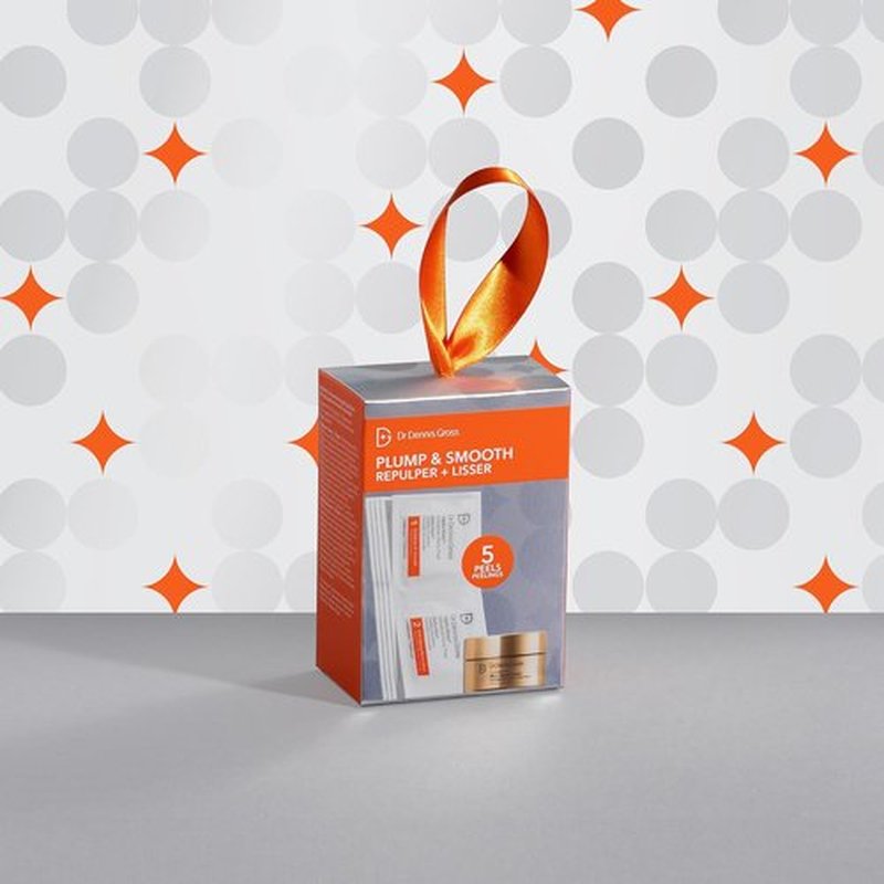 Dr. Dennis Gross Plump & Smooth Kit - DermInfusions™ Blur & Repair Cream (0.67 oz) + 5 Alpha Beta® Peels | $50 Value