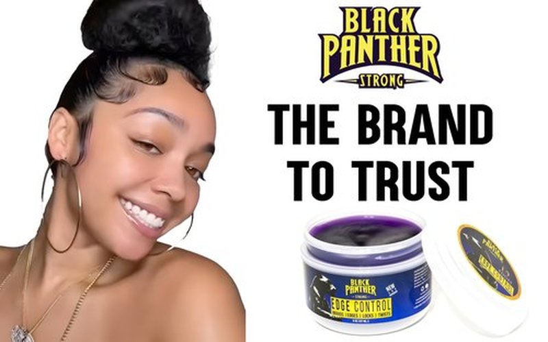 Edge Control Flexible Strong Hold For Natural and Relaxed Hair, Excellent Braiding Gel - Natural Instant 4C Edge Control.