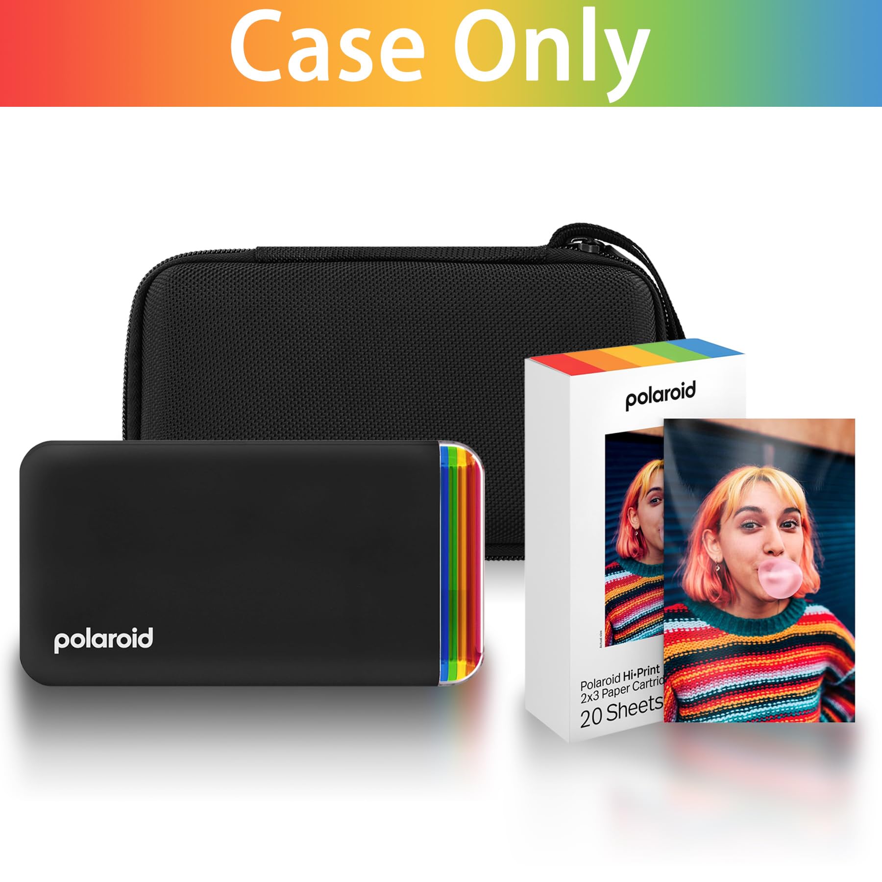 Aenllosi Hard Carrying Case Compatible with Polaroid Hi-Print - 2nd Generation Bluetooth 2x3 Photo Printer（Case Only）