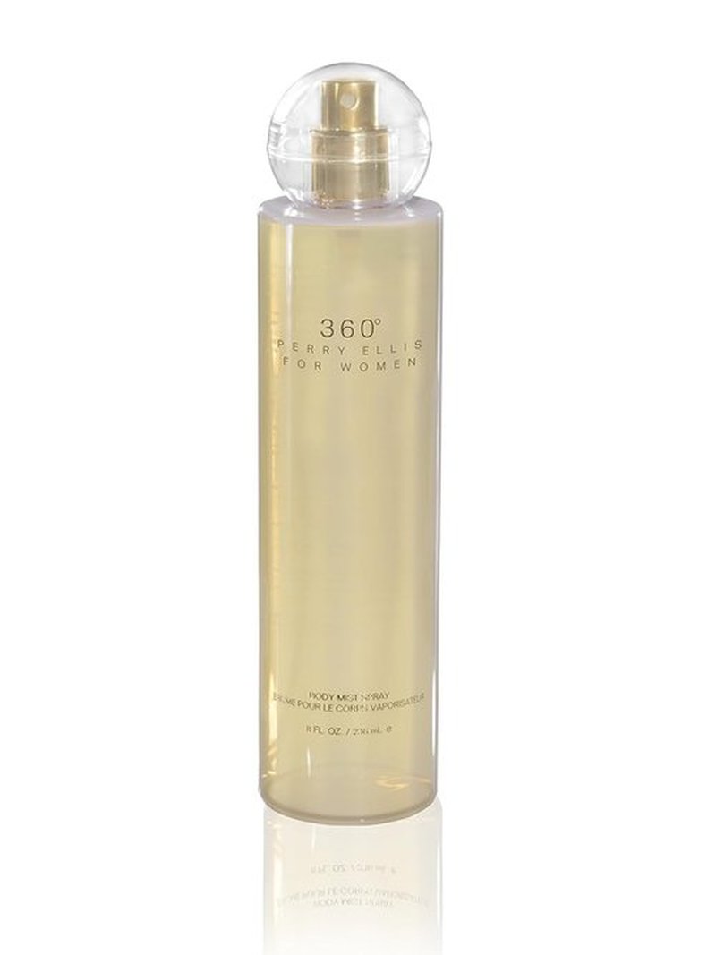 Perry Ellis 360 Body Mist for Women - Refreshing Fragrance, 8.0 fl oz