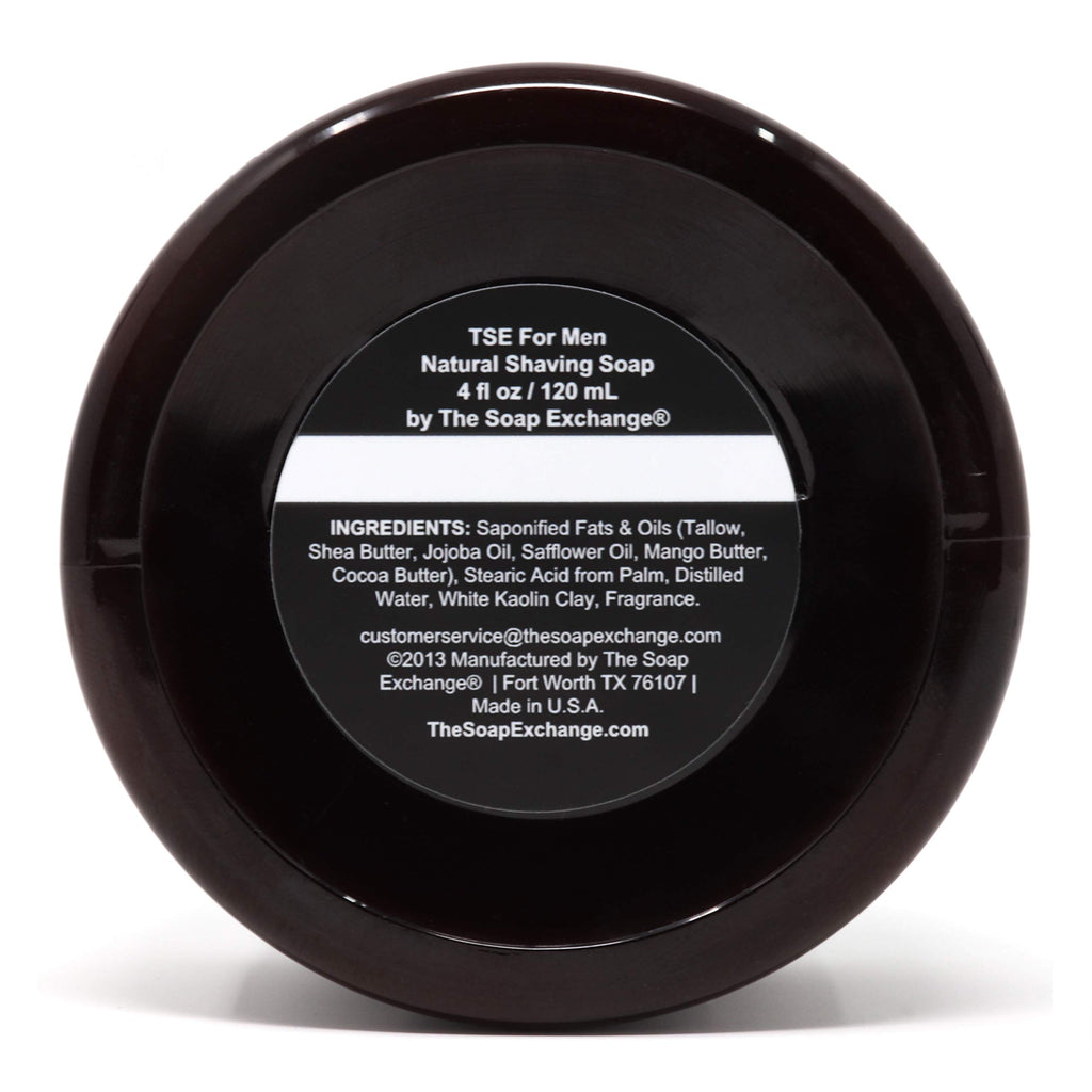 TSE for Men Lavender Sage Shaving Soap with Tallow and Shea Butter. Natural Ingredients for Rich Lather and a Smooth Comfortable Shave. Artisan 4.5 oz Semi-Soft Italian Style. Made in the USA.