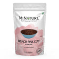minature French Pink Clay powder| 227g(8 oz) (½ pound) | Montmorillonite Pink-Clay | French Rose Clay | Face mask | natural powder