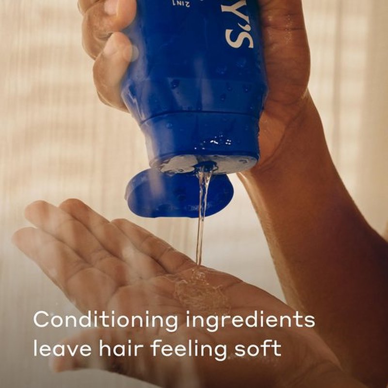 Harry's Men's 2 in 1 Shampoo and Conditioner for All Hair Types - New Stone Scent - (3 Pack) 14 fl oz - No Parabens or Sulfates