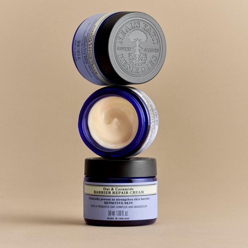 Neal's Yard Remedies Oat & Ceramide Barrier Repair Cream, Vegan & Cruelty-Free, 1.69 fl. oz.