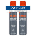 Mando Whole Body Deodorant for Men - Invisible Spray with 72-Hour Odor Control - Aluminum & Benzene Free - 3.6 oz Cans (Pack of 2) - Mt Fuji