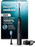 Philips Sonicare 5900 Series Electric Toothbrush - Advanced Sonic Technology, Pressure Sensor, 6 Modes, Black | Model HX7131/02