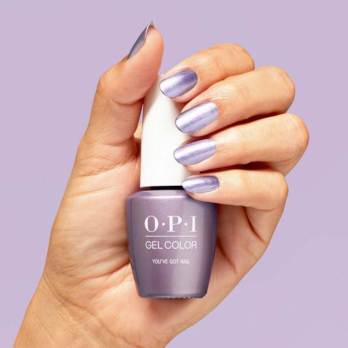 OPI GelColor You’ve Got Nail | Opaque Dark Purple Metallic UV Cure Gel Nail Polish | Metallic Mega Mix Collection