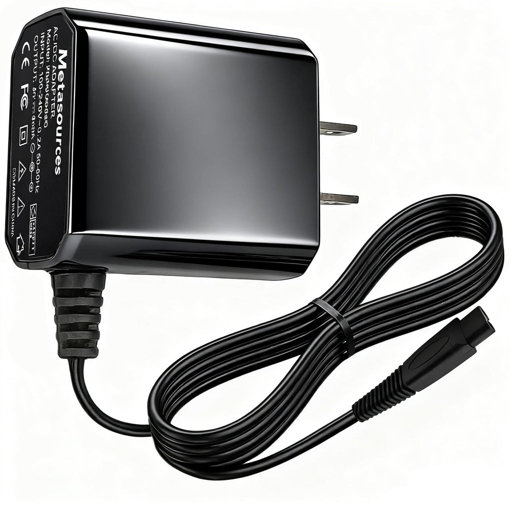 Metasources 2-Prong 5V AC/DC Adapter Compatible with Happy Nuts The Ballber Groin Trimmer Waterproof Ball Shaver DC5V 1A 5.0V 1.0A Power Supply Charger