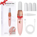 KIMUSE Electric Foot Callus Remover, Callus Remover for Feet Rechargeable Pedicure Tool Kit, Removes Dry Skin for Smoother Feet, Foot Care for Cracked & Dead Skin Ideal Gift, with 3 Grinding Heads