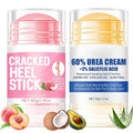 2Pcs Crack Feet Prevention Stick, Hydrating Heel Balm for Dry Cracked Feet,Moisturizing Foot Care Cream, Foot Balm Stick Intensive Repair Feets,Hands,Heels,Elbow and Knees and Softening Dry Skin