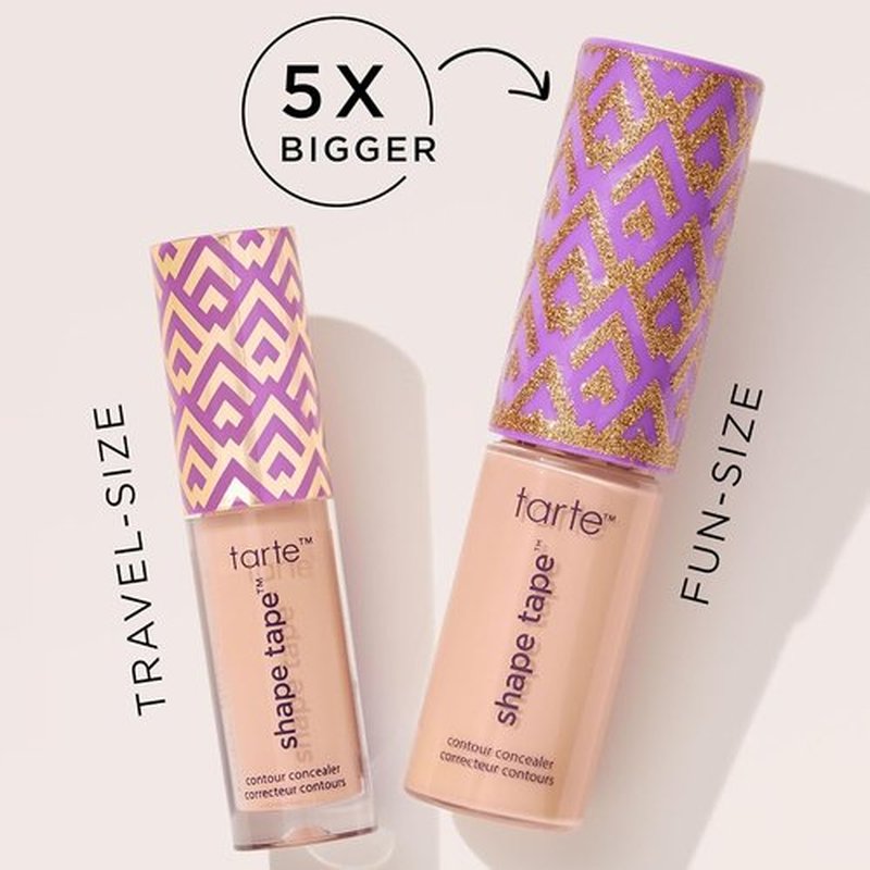 Tarte Shape Tape Best-Sellers Set - Shape Tape Concealer, Hydrating Lip Gloss Balm & Mascara for Volume, Longwear
