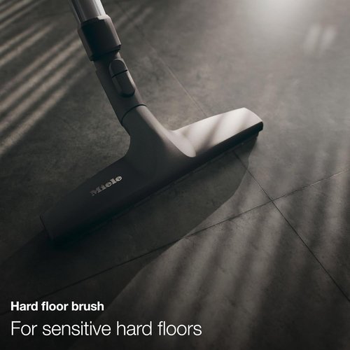 Miele Classic C1 Canister Vacuum - Pet Hair Removal, Portable Design, Lotus White