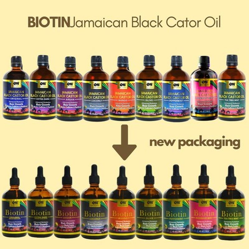 On Natural Jamaican Black Castor Oil [Original] 4 oz (Rose)